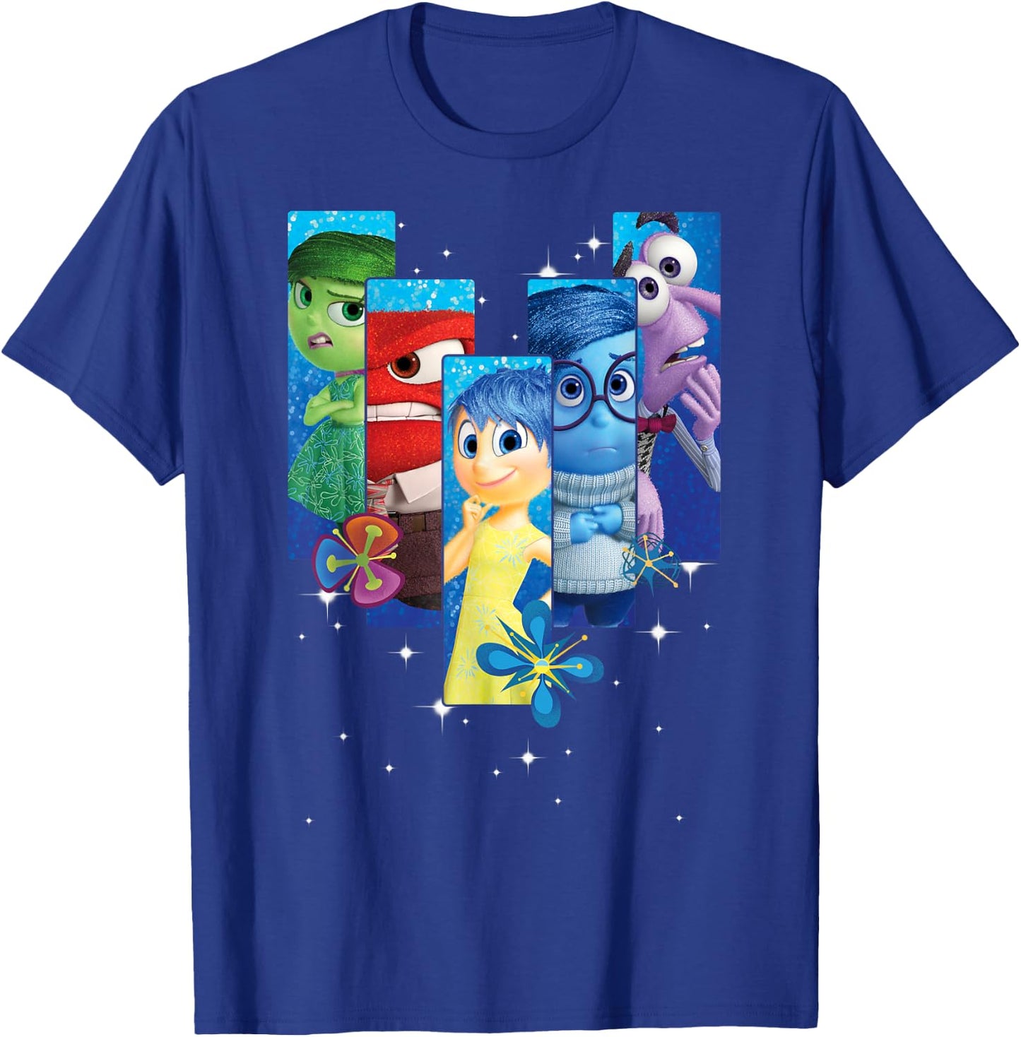 Disney Pixar Inside Out Riley's Emotions Box Up Panels T-Shirt - T-Shirt | Royal