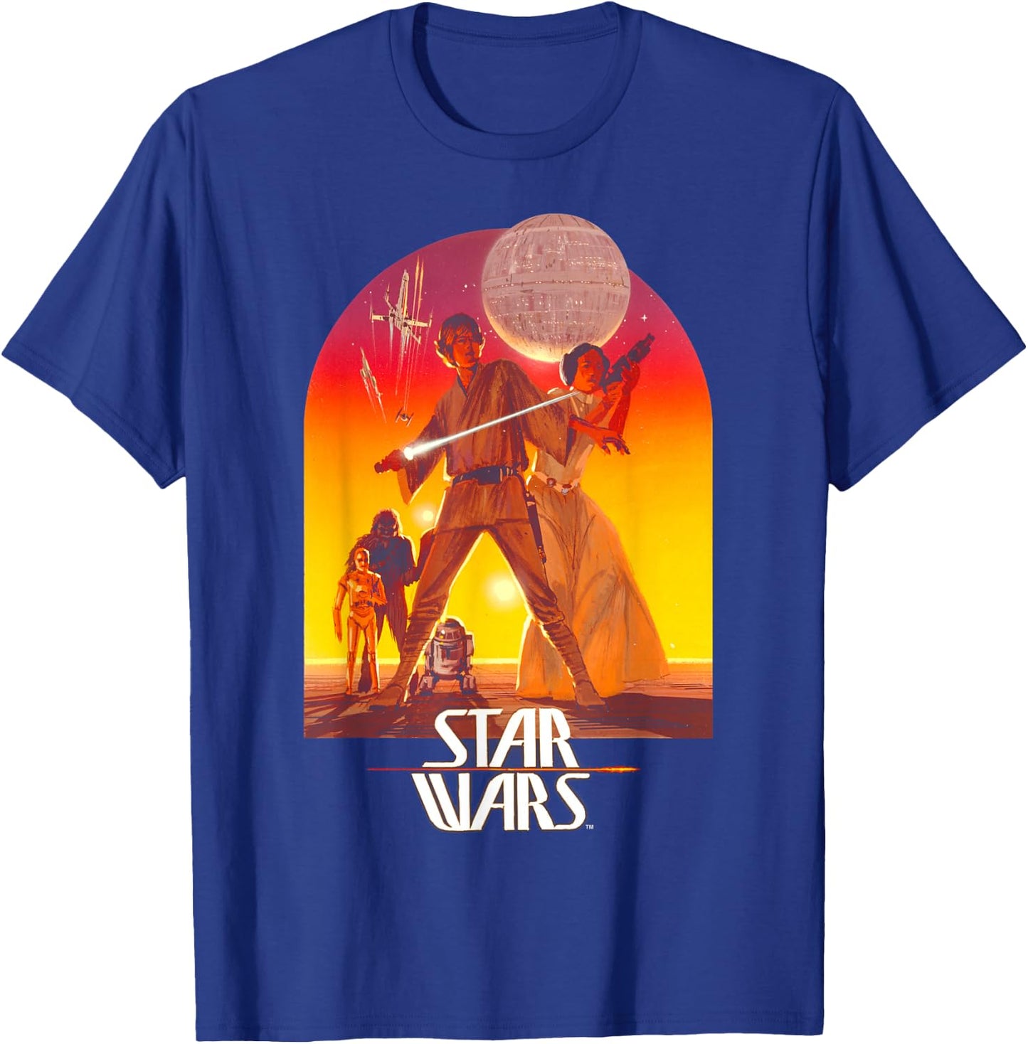 Star Wars Ralph McQuarrie Luke and Leia Alderaan T-Shirt - T-Shirt | Royal