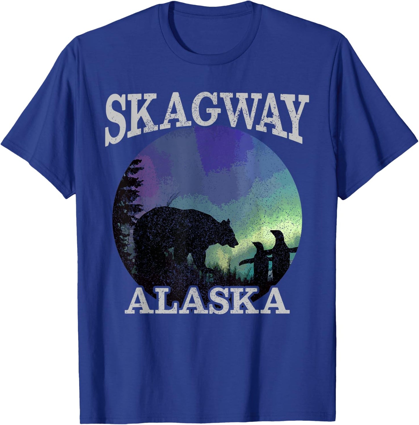 Skagway Alaska - Polar Bear Penguin Souvenir Gift T-Shirt - T-Shirt | Royal