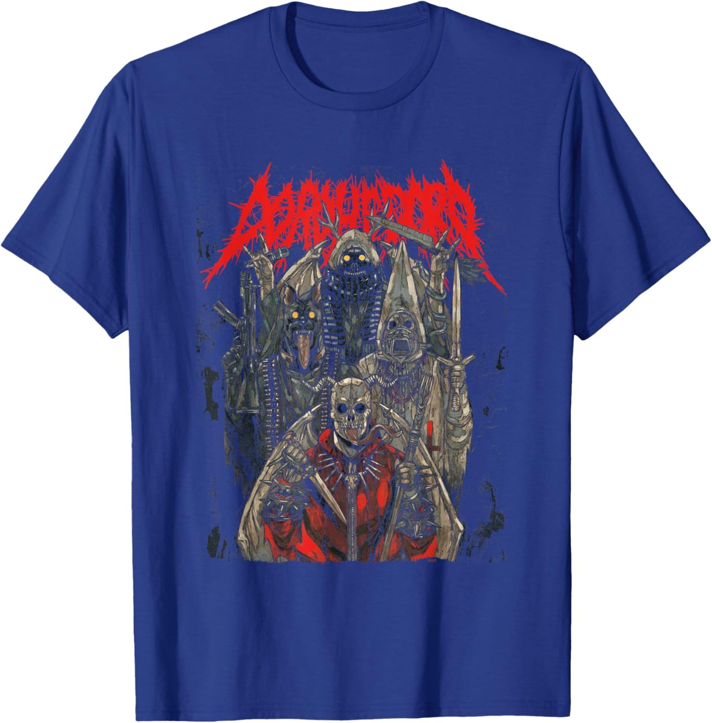 Death Metal Logo with Devils Group Anime Manga T-Shirt - T-Shirt | Royal