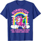 Mommycorn Like A Normal Mommy Only More Awesome Unicorn T-Shirt - T-Shirt | Royal