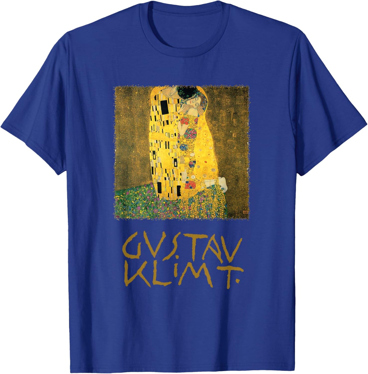 The Kiss by Gustav Klimt, Art Nouveau T-Shirt - T-Shirt | Royal
