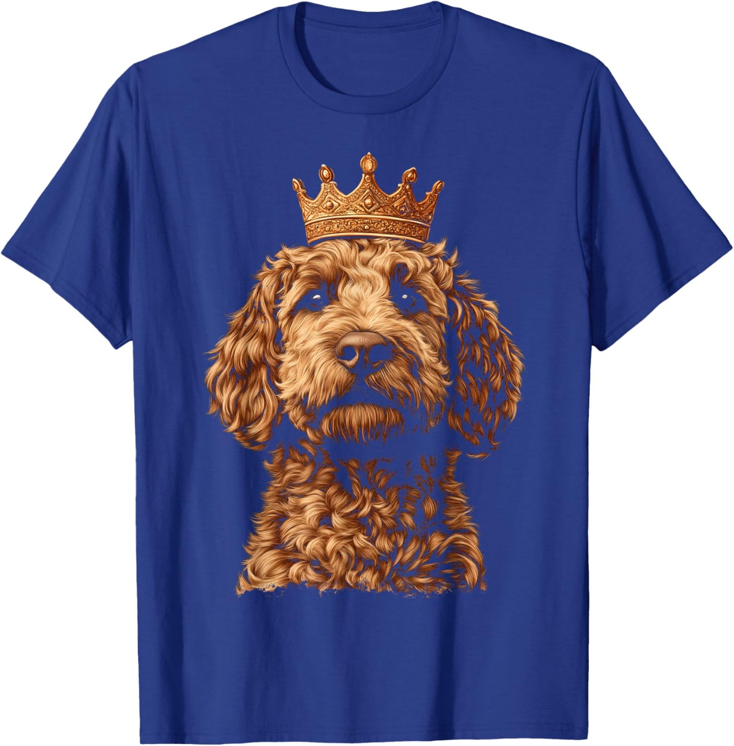 Goldendoodle King Crown T-Shirt - T-Shirt | Royal