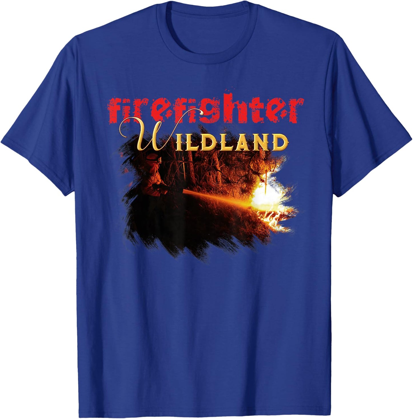 Wildland Firefighter T-Shirt - T-Shirt | Royal