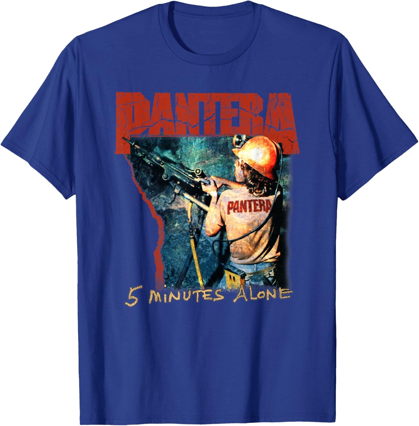 Pantera Official 5 Minutes Alone T-Shirt - T-Shirt | Royal