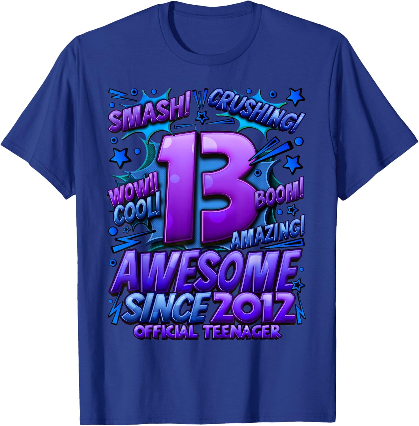 Official Teenager 13 Year Old Gifts Girls 13 Year Old Girl T-Shirt - T-Shirt | Royal