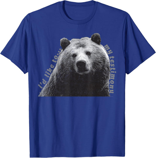 LDS Missionary Gift Mormon T Shirt Bear my Testimony T-Shirt - T-Shirt | Royal