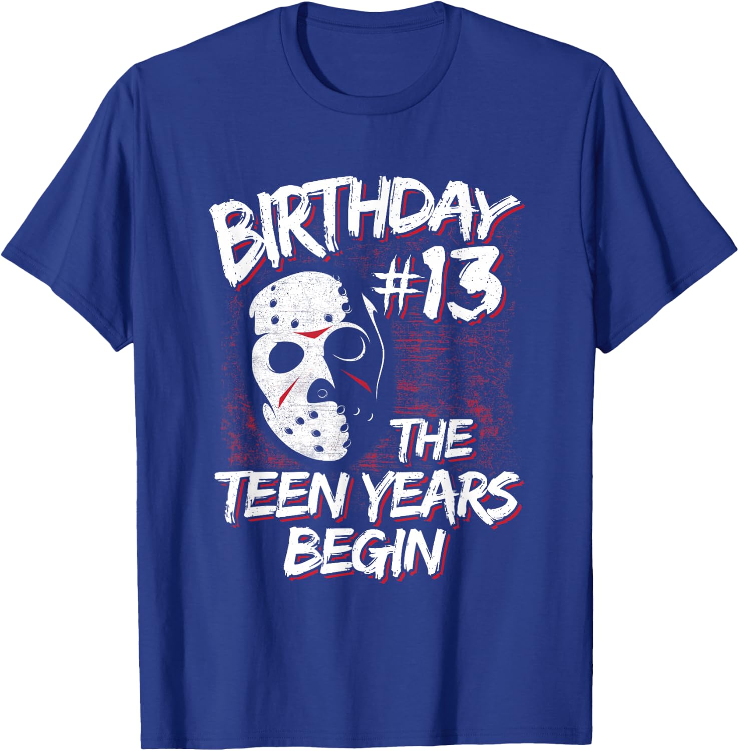 Birthday #13 The Teen Years Begin Celebration Boys & Girls T-Shirt - T-Shirt | Royal