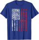 Stick Shift American Flag Muscle Car 6 Gears Mechanic Shirt T-Shirt - T-Shirt | Royal