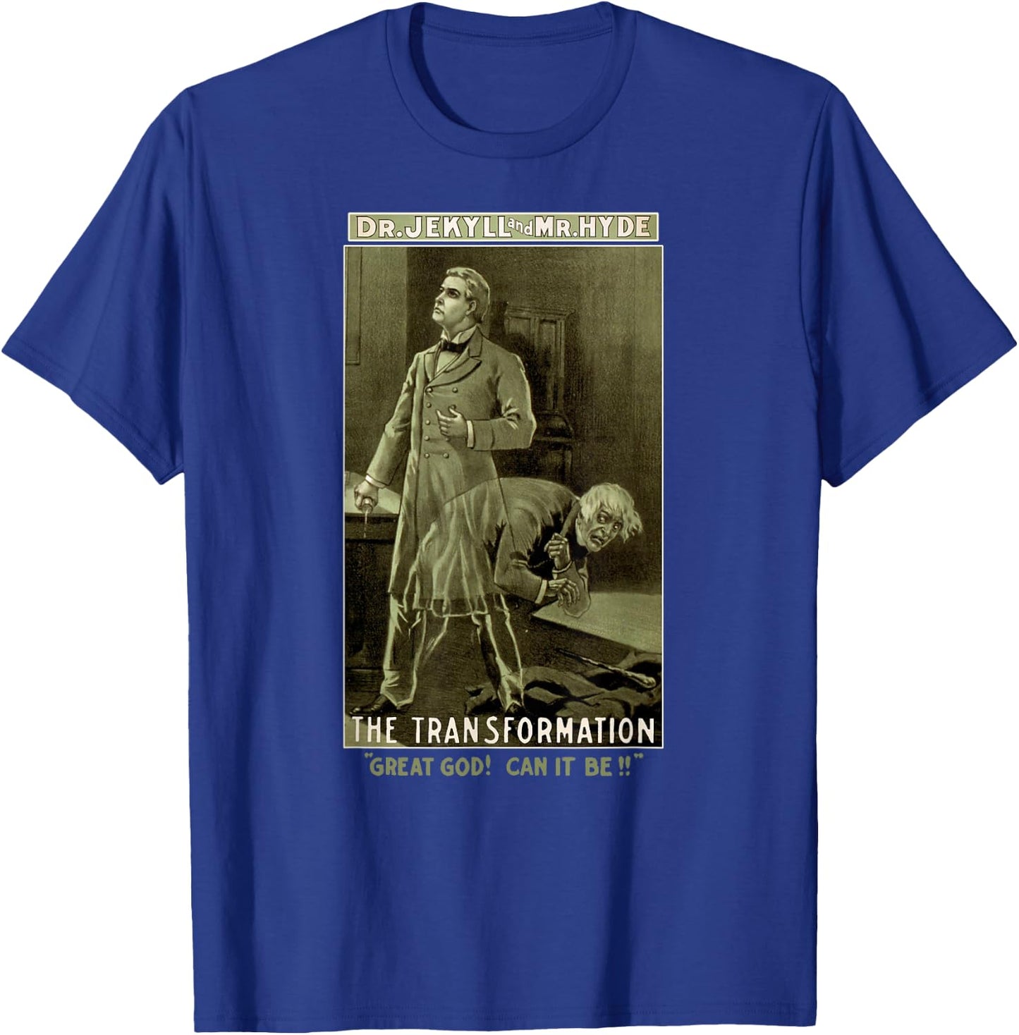 Dr Jekyll Mr Hyde Art-Strange Case of Dr Jekyll and Mr Hyde T-Shirt - T-Shirt | Royal