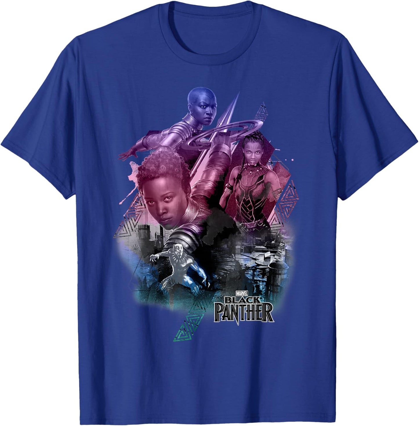 Marvel Black Panther Movie Heroine Poses Graphic T-Shirt - T-Shirt | Royal