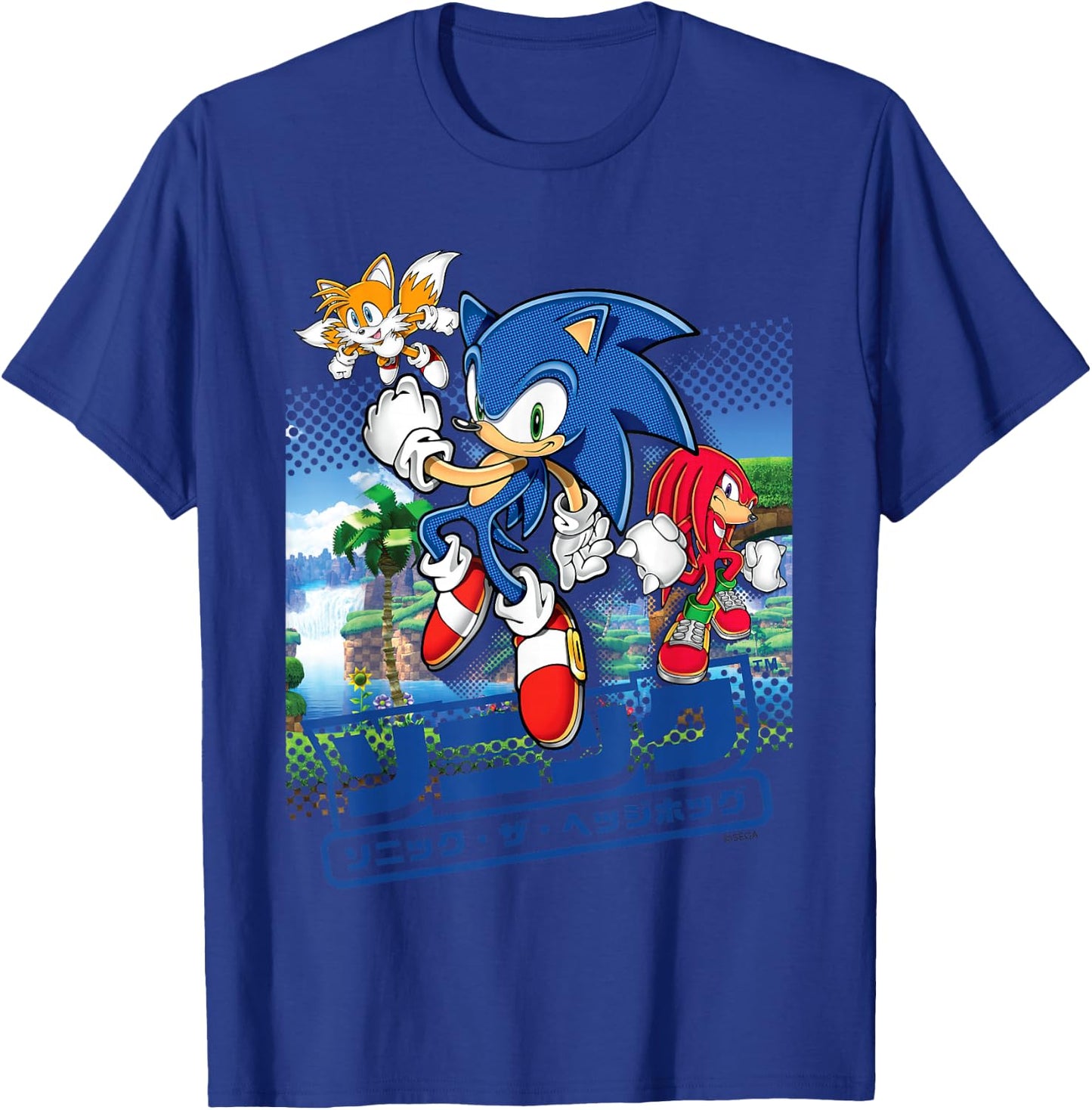 Sonic The Hedgehog - Sonic & Friends T-Shirt - T-Shirt | Royal