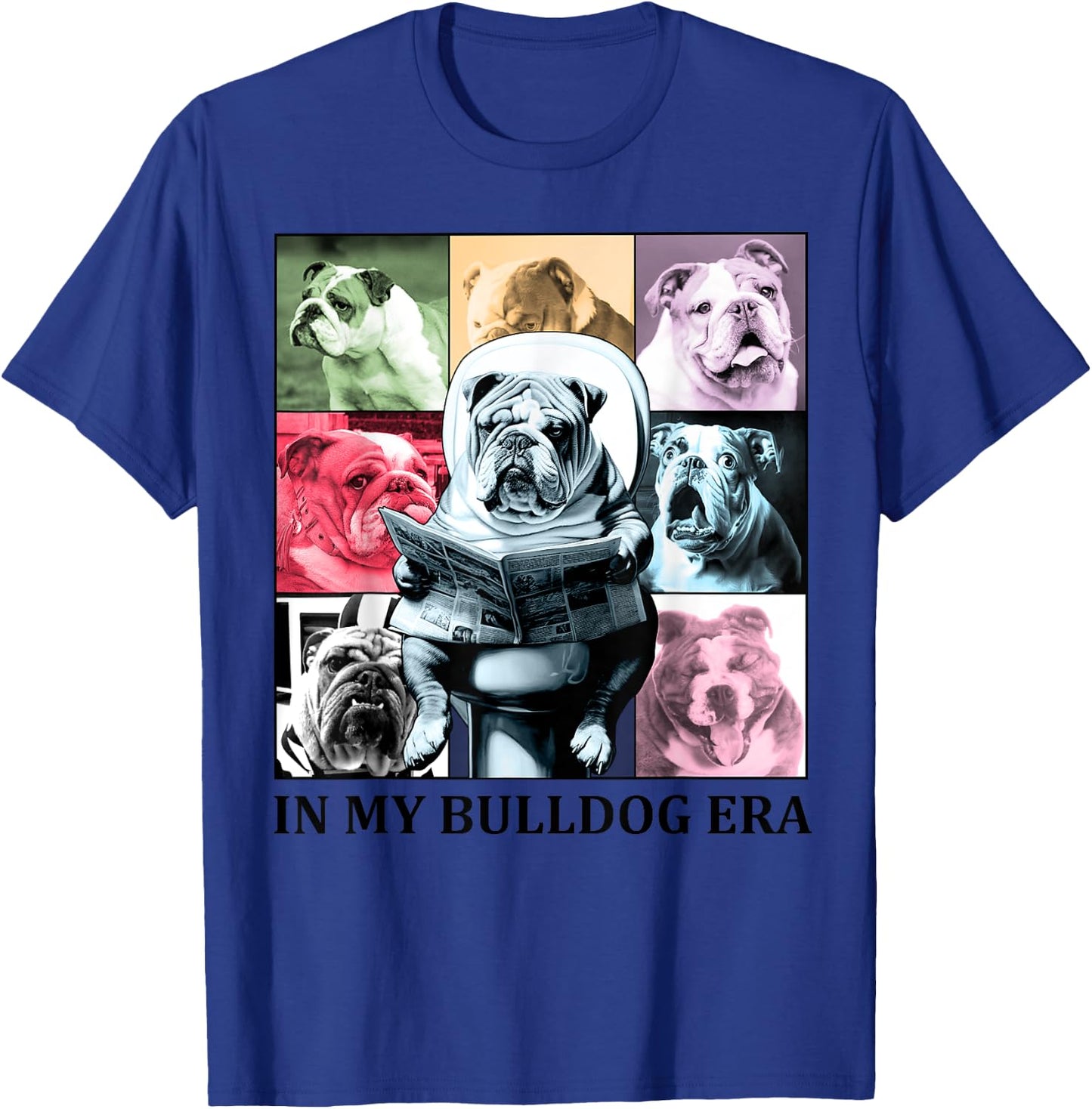 In My Bulldogs Era for Bulldog Mascot Sports Fan Men Women T-Shirt - T-Shirt | Royal