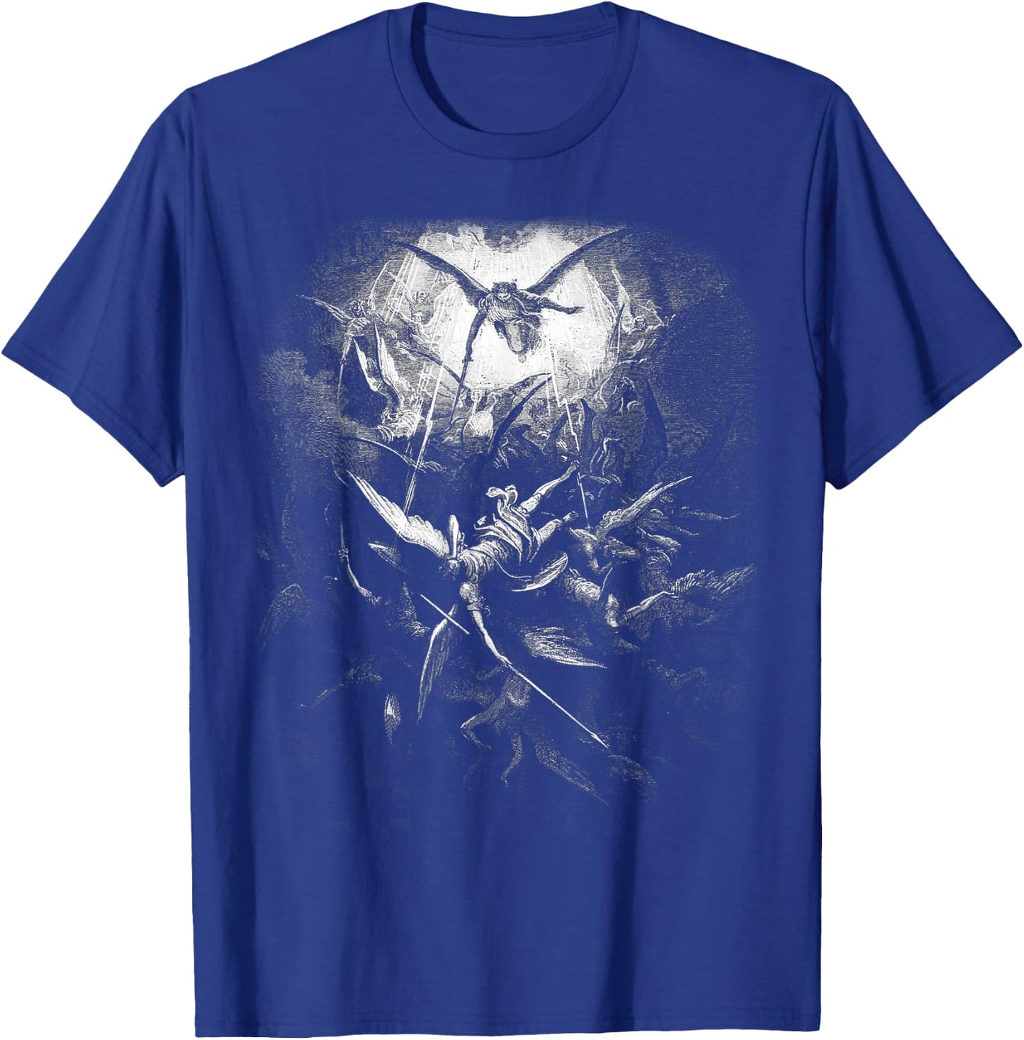 Gustave Dore - Michael Drives All Fallen Angels 1866 T-Shirt - T-Shirt | Royal