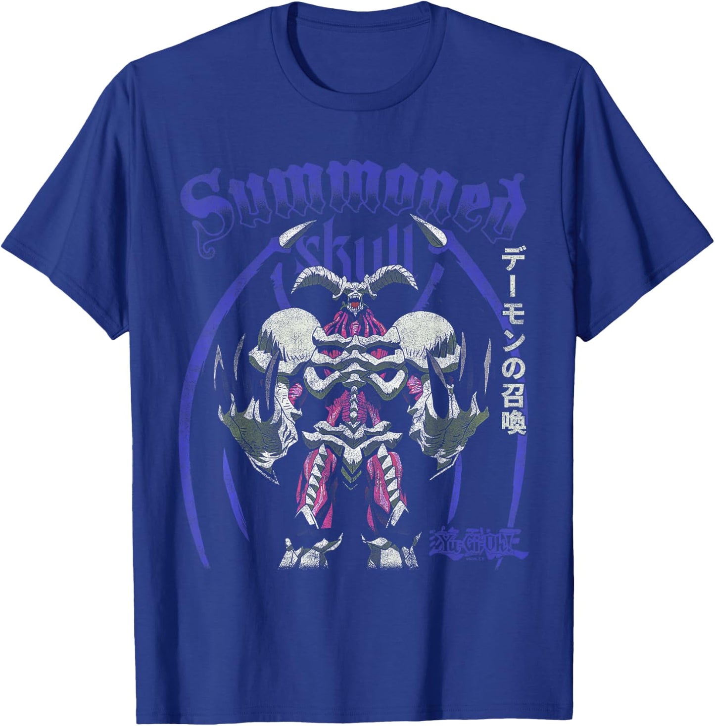 Yu-Gi-Oh! Summoned Skull Full Portrait with Kanji Anime T-Shirt - T-Shirt | Royal
