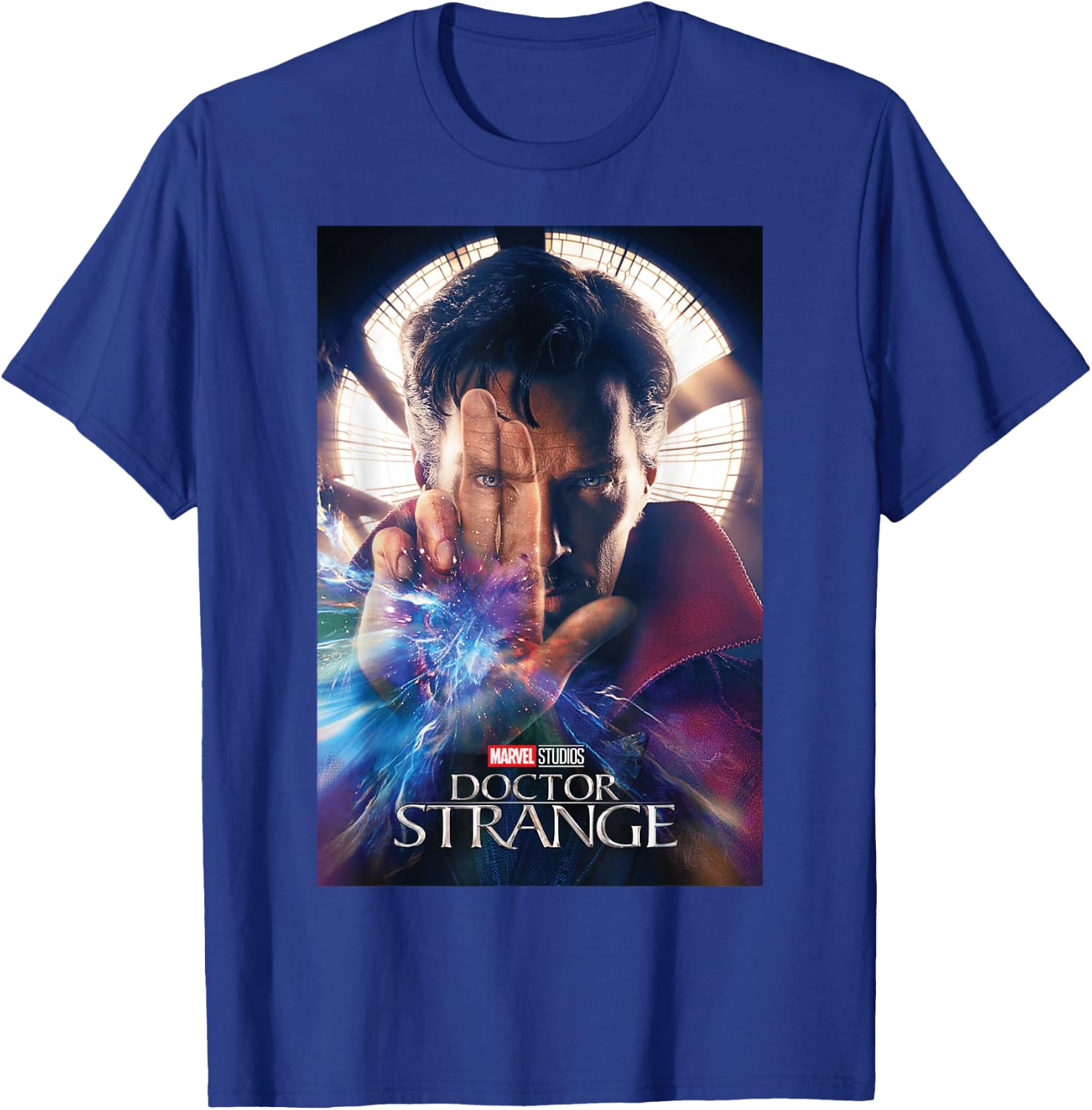 Marvel Studios Doctor Strange Movie Poster T-Shirt - T-Shirt | Royal