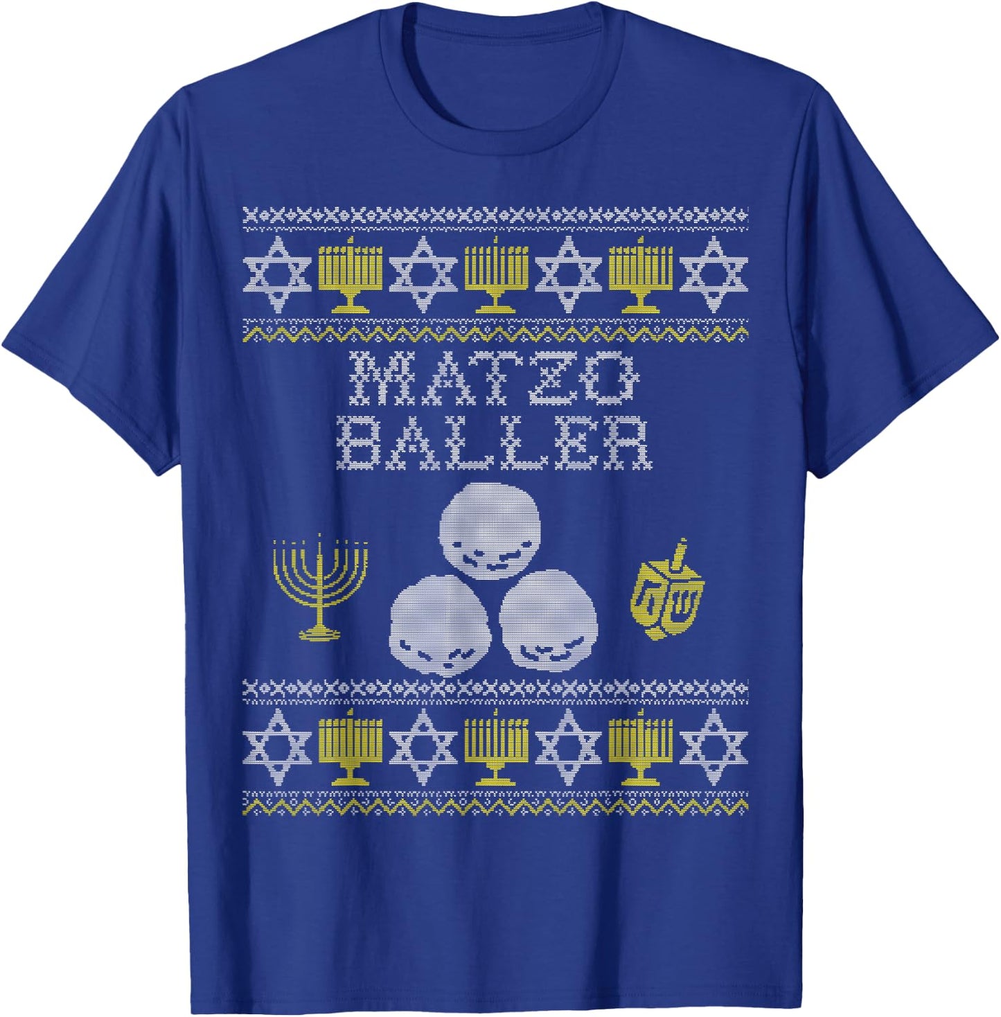 Matzo Baller Shirt, Funny Hanukkah Shirts, Matzah Balls T-Shirt - T-Shirt | Royal