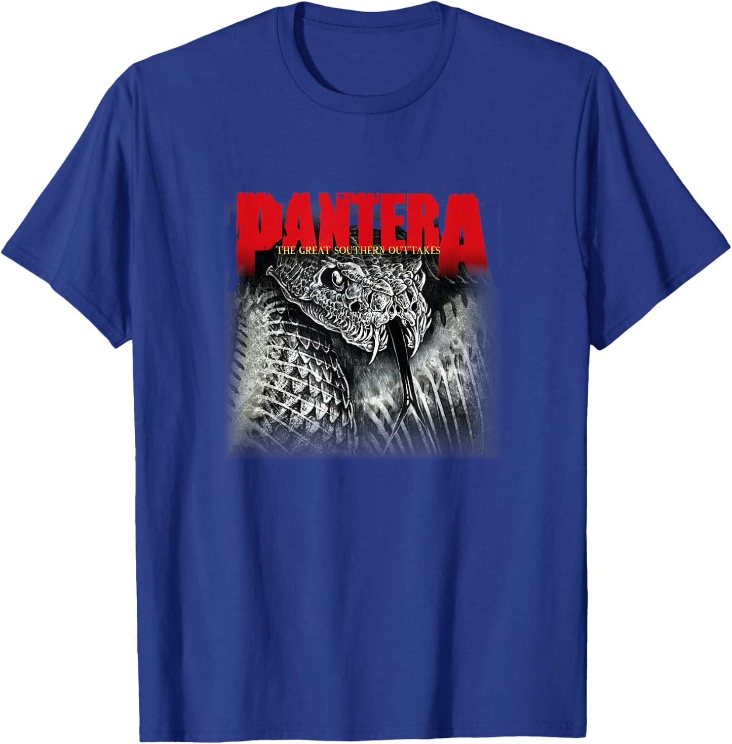 Pantera Official Great Southern Outtakes Album Snake T-Shirt - T-Shirt | Royal