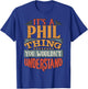 Phil Name T-Shirt - T-Shirt | Royal