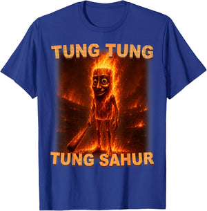 Tung Tung Tung Sahur is Calling Funny Italian T-Shirt - T-Shirt | Royal