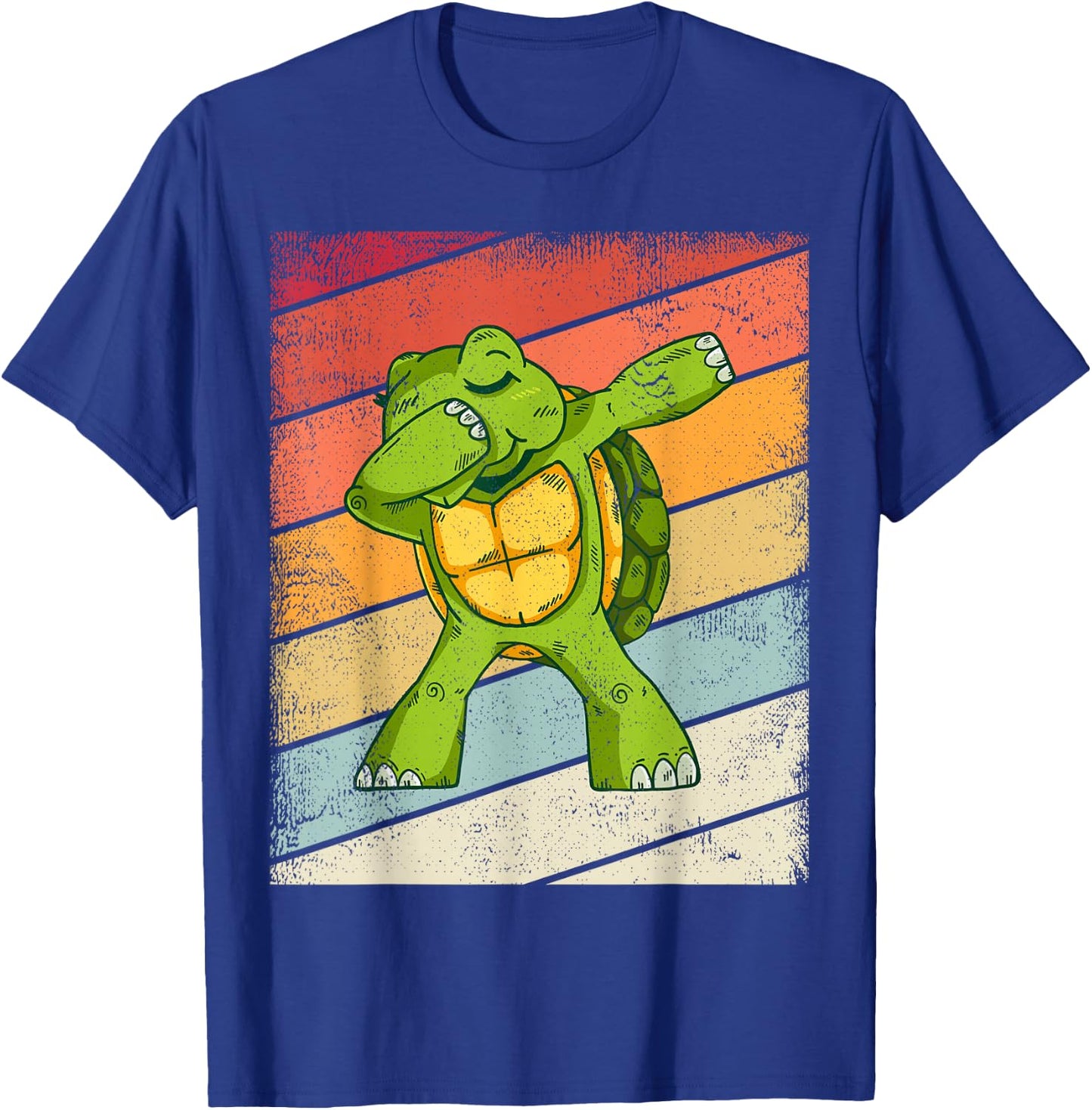 Vintage Turtle Dabbing Retro Dab Dance Turtles Kids Youth T-Shirt - T-Shirt | Royal