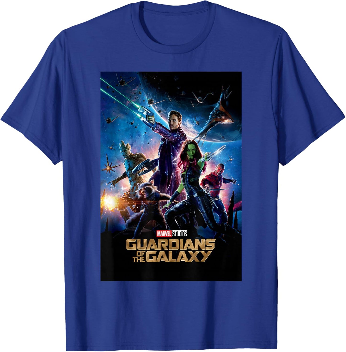 Marvel Studios Guardians of The Galaxy Movie Small T-Shirt - T-Shirt | Royal