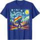 Bigfoot Starry Night Sasquatch Gay Pride LGBT Support T-Shirt - T-Shirt | Royal