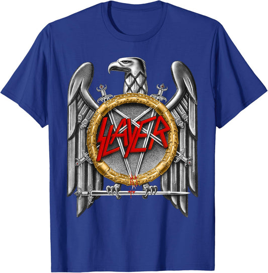 Slayer - Silver Eagle T-Shirt - T-Shirt | Royal