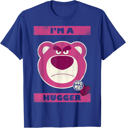 Disney Pixar Toy Story Lotso Bear I'm a Hugger Hearts T-Shirt - T-Shirt | Royal