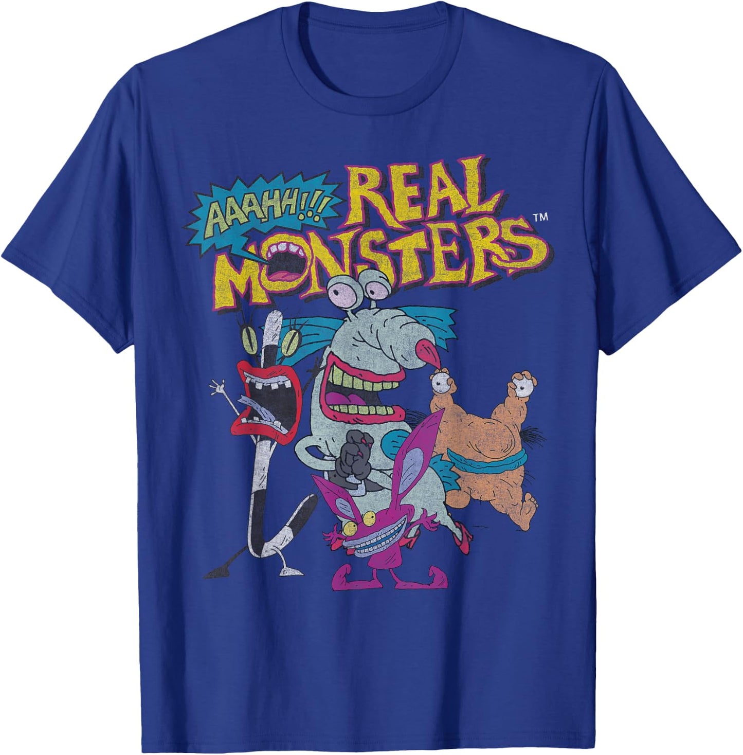 Nickelodeon Aaahh Real Monsters Character T-Shirt - T-Shirt | Royal