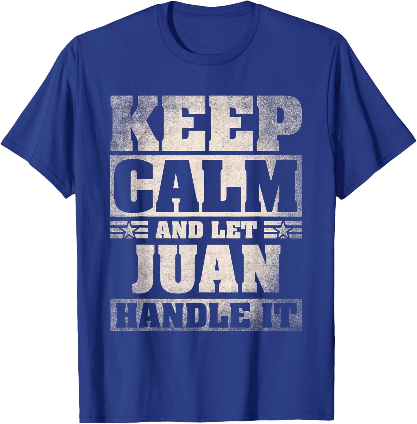 Juan Name Shirt Personalized Juan First Name T-Shirt - T-Shirt | Royal