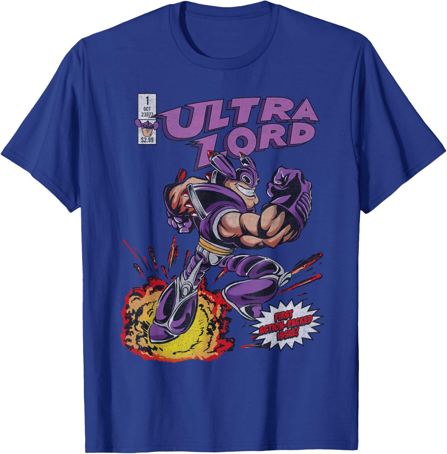 Nickelodeon The Adventures of Jimmy Neutron Ultra Lord T-Shirt - T-Shirt | Royal