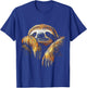 Sloth Animal Motif Drawing Artwork Sloth T-Shirt - T-Shirt | Royal