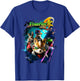 Star Fox Zero Logo Space Group Shot Shadow Graphic T-Shirt - T-Shirt | Royal