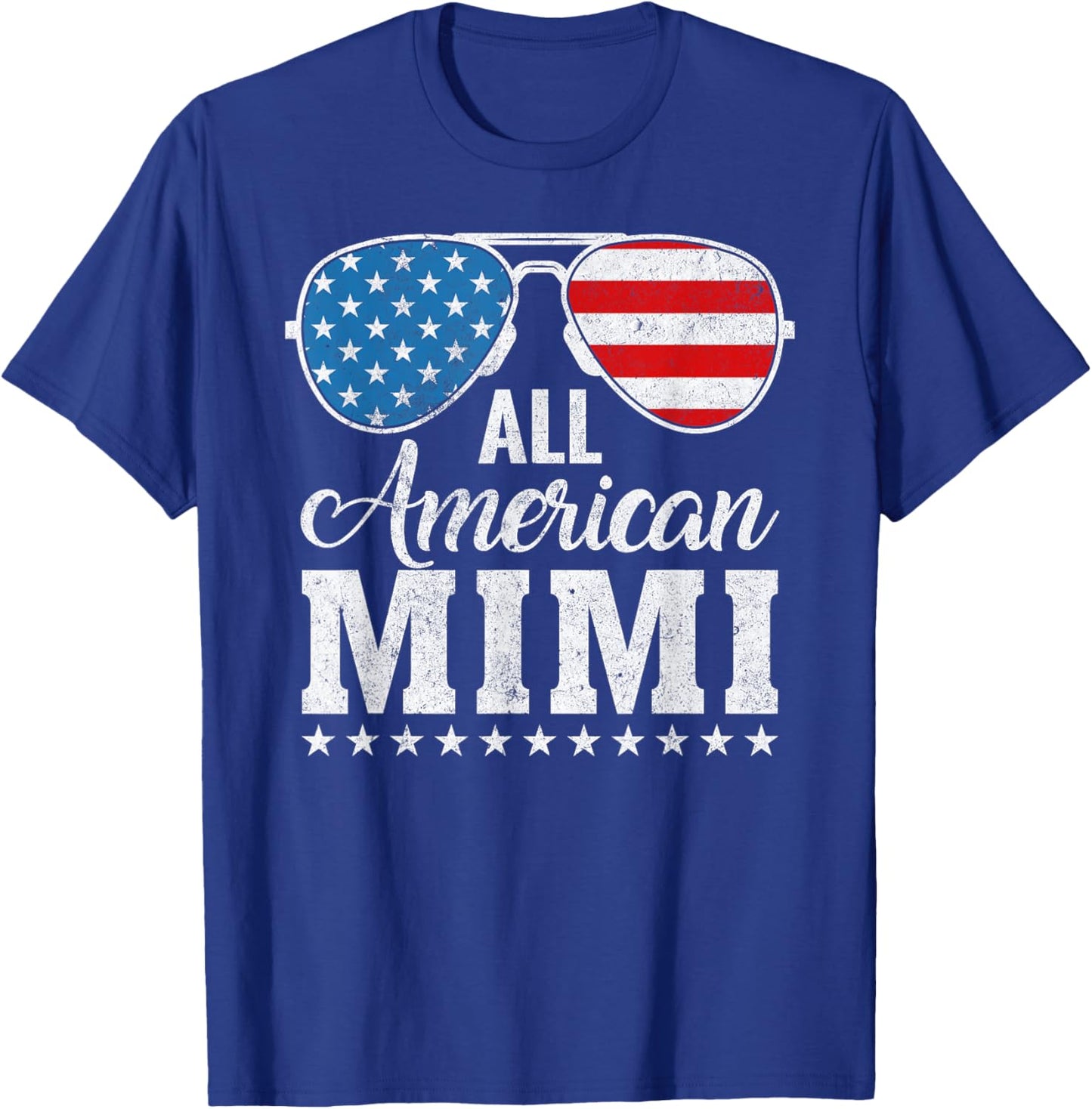 All American Mimi Matching Family Patriotic 4th of July T-Shirt - T-Shirt | Royal