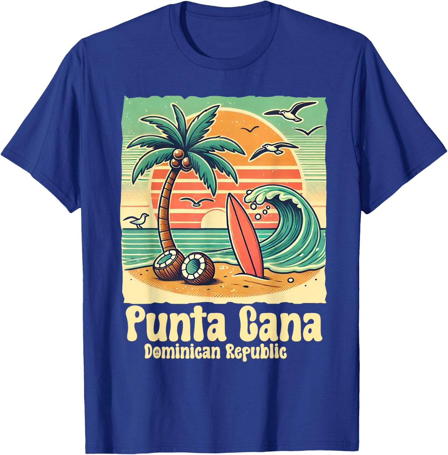 Punta Cana Dominican Republic RD Souvenir Vacation Travel T-Shirt - T-Shirt | Royal