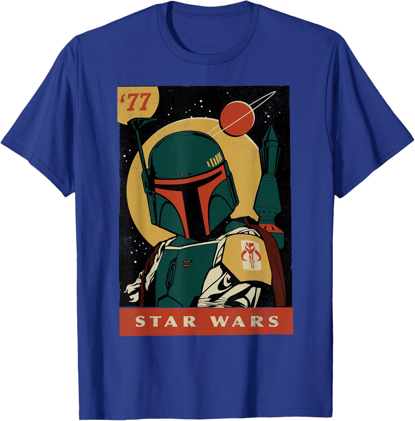 Star Wars Boba Fett Retro Comic Cover T-Shirt - T-Shirt | Royal