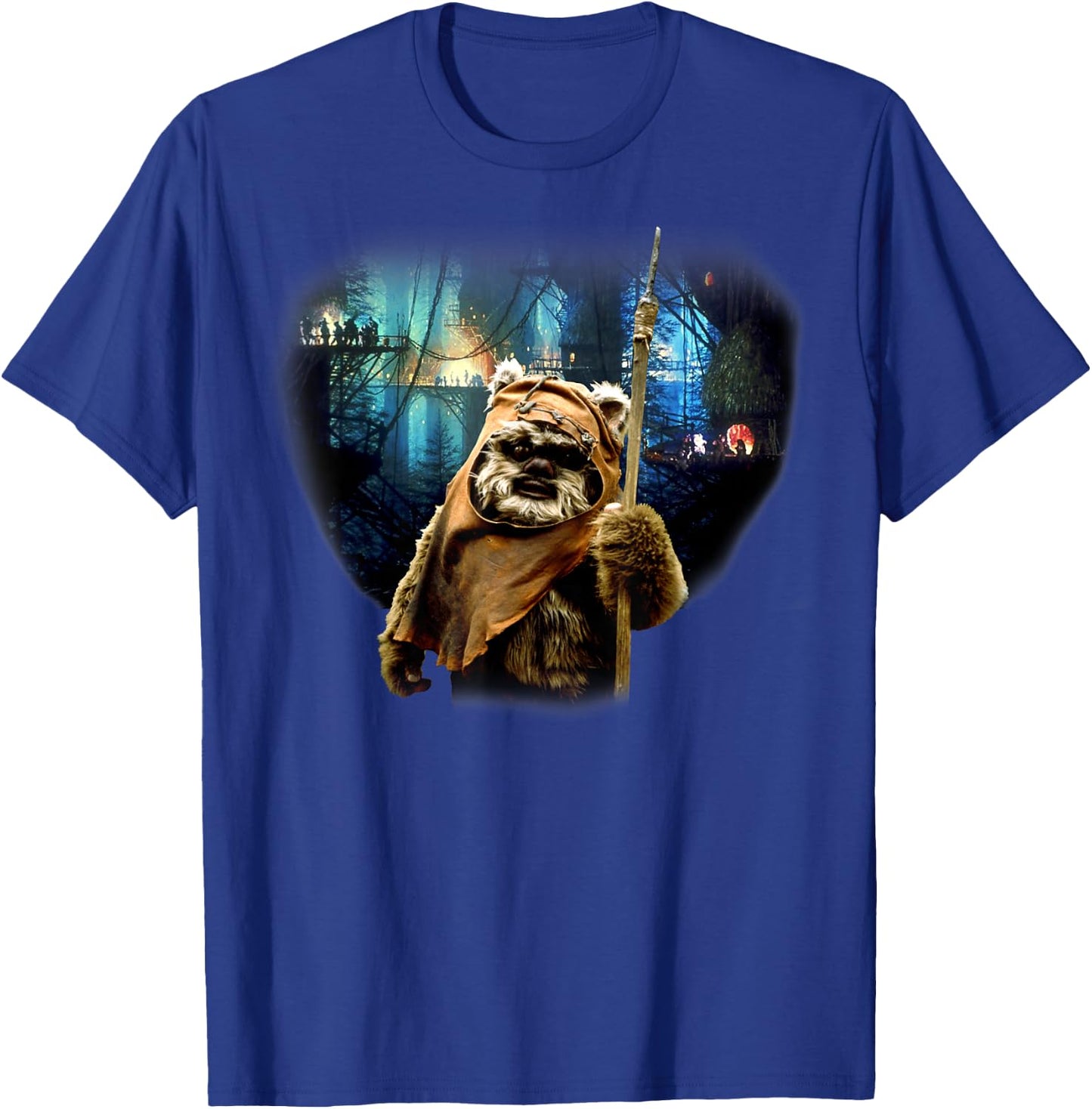 Star Wars Ewok Battle of Endor Vintage Poster T-Shirt - T-Shirt | Royal