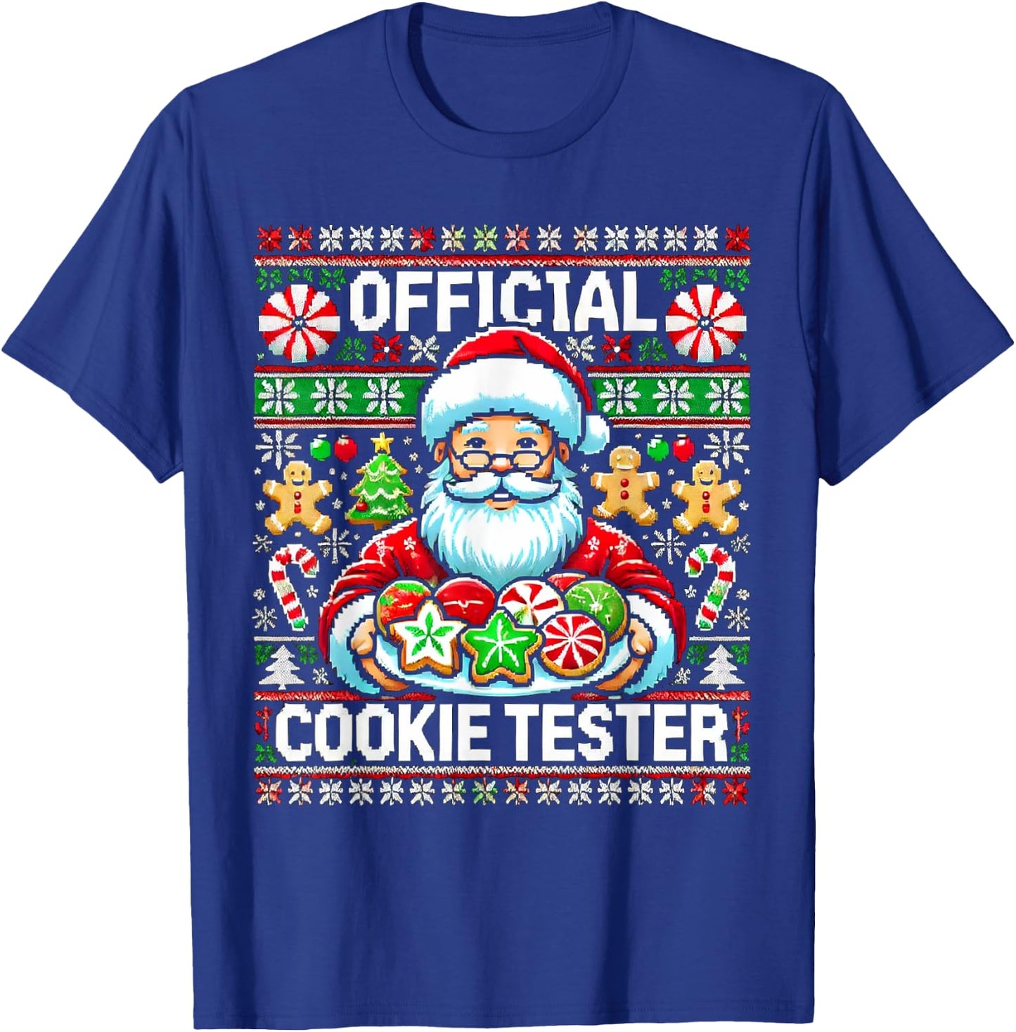 Official Cookie Tester Pajamas Pastry Chefs Sugar Cookie T-Shirt - T-Shirt | Royal