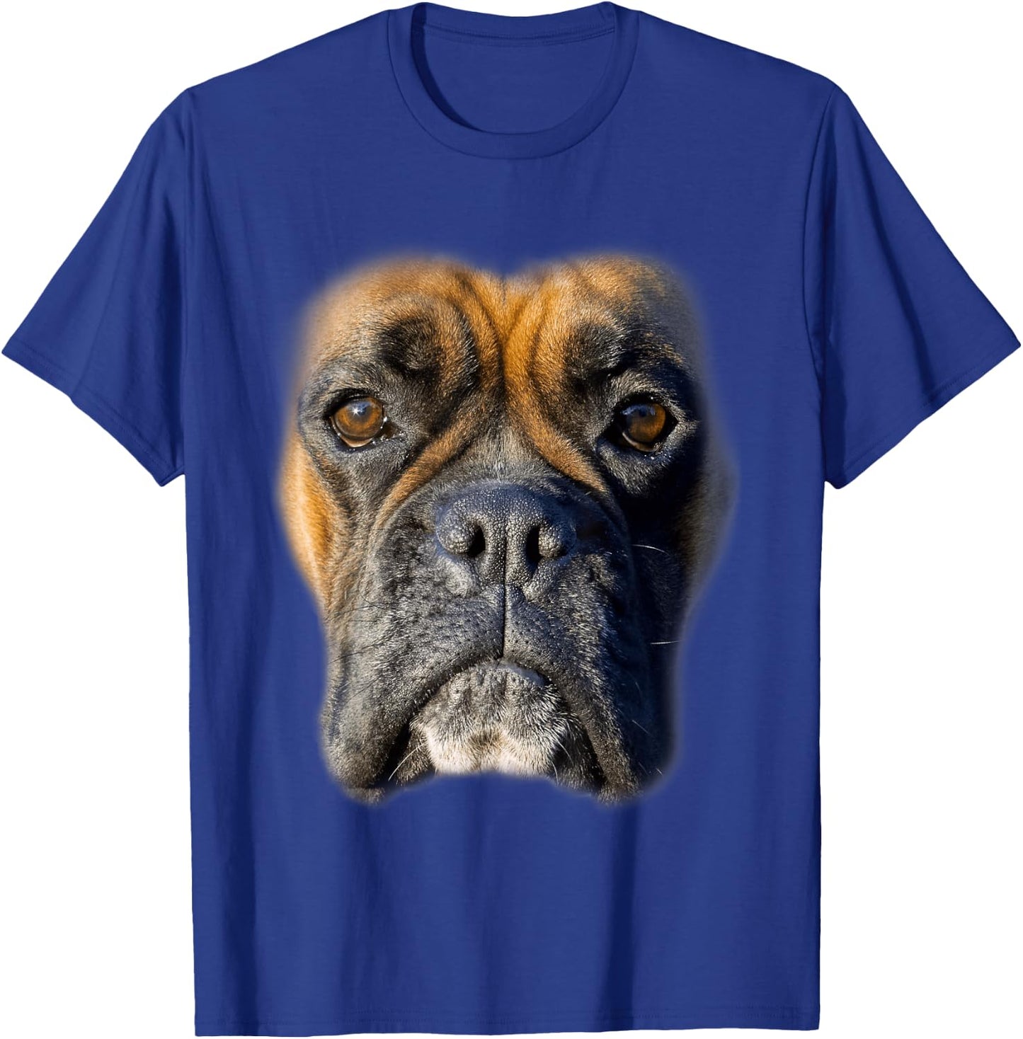 Animal Lover Gift Boxer Face Funny Dog Lovers T-Shirt - T-Shirt | Royal