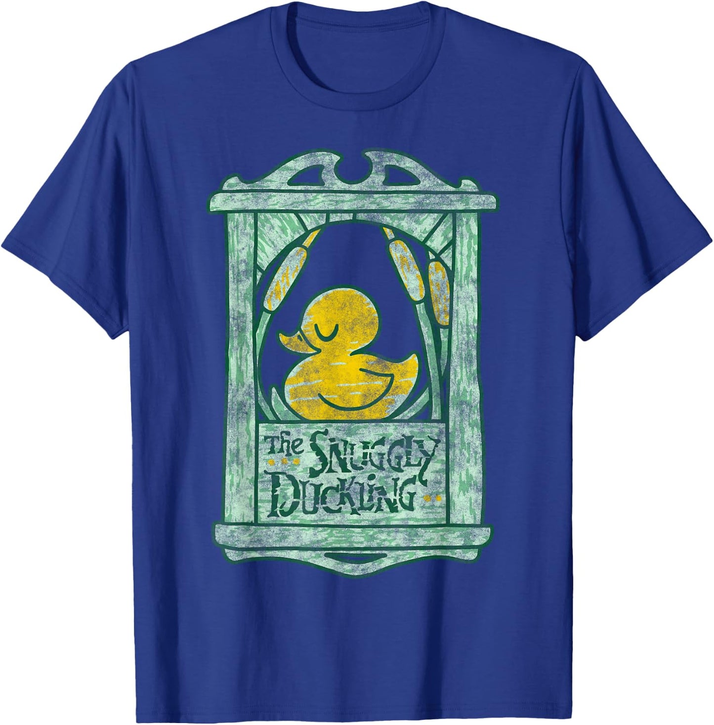 Disney Tangled The Snuggly Duckling Vintage Sign T-Shirt - T-Shirt | Royal