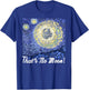 Star Wars Death Starry Night That's No Moon! Graphic T-Shirt - T-Shirt | Royal