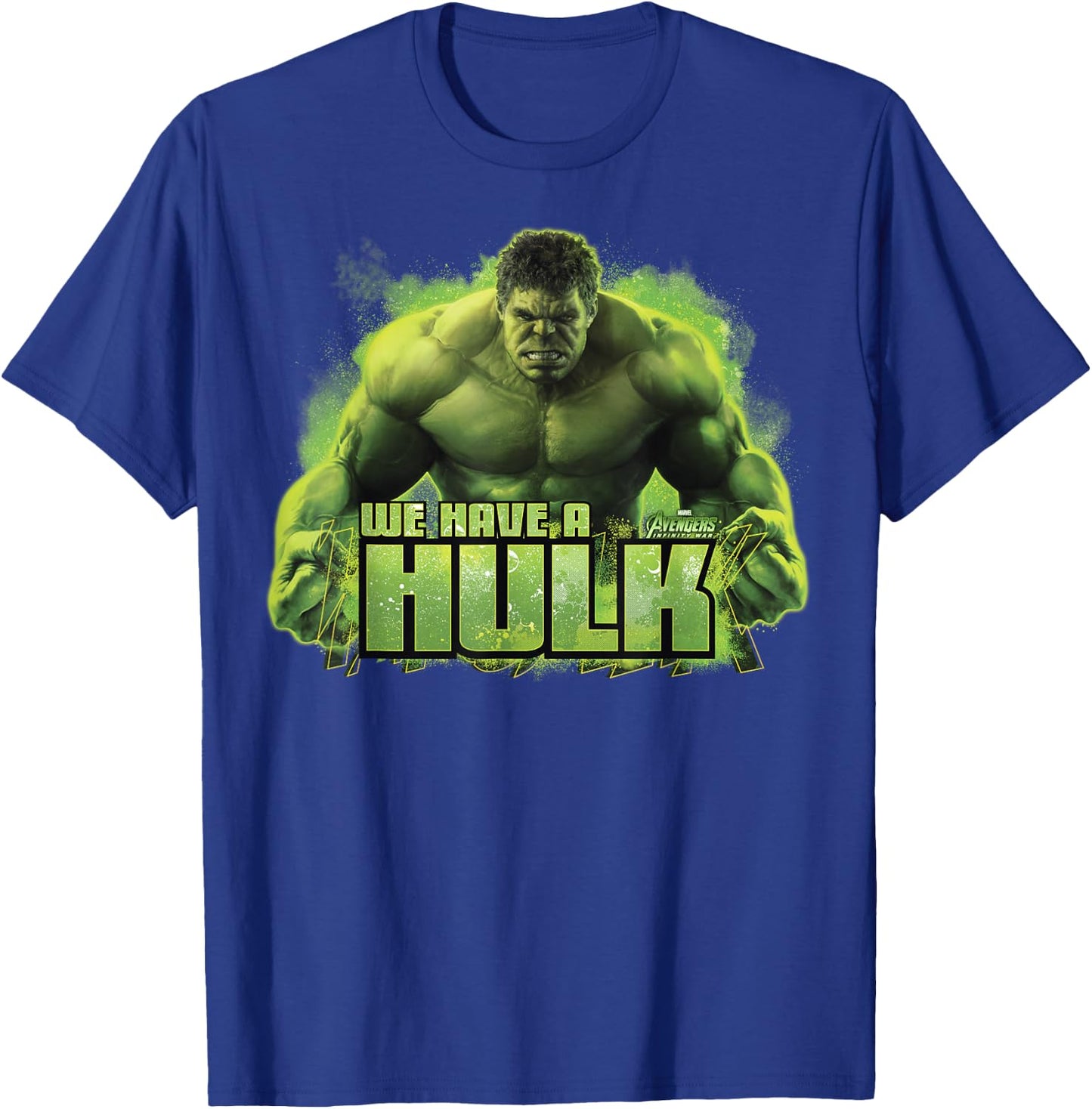 Marvel Infinity War We Have A Hulk Graphic T-Shirt - T-Shirt | Royal