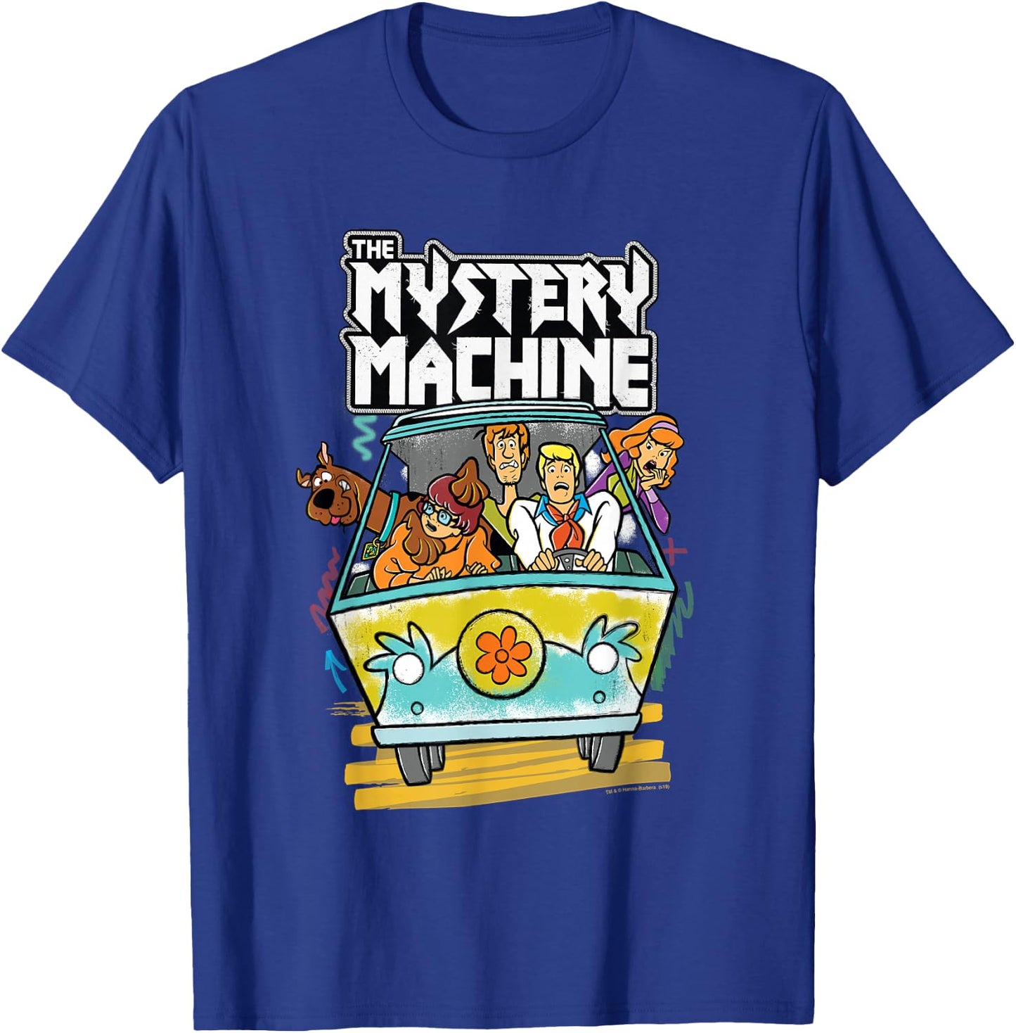 Scooby-Doo The Mystery Machine Small T-Shirt - T-Shirt | Royal