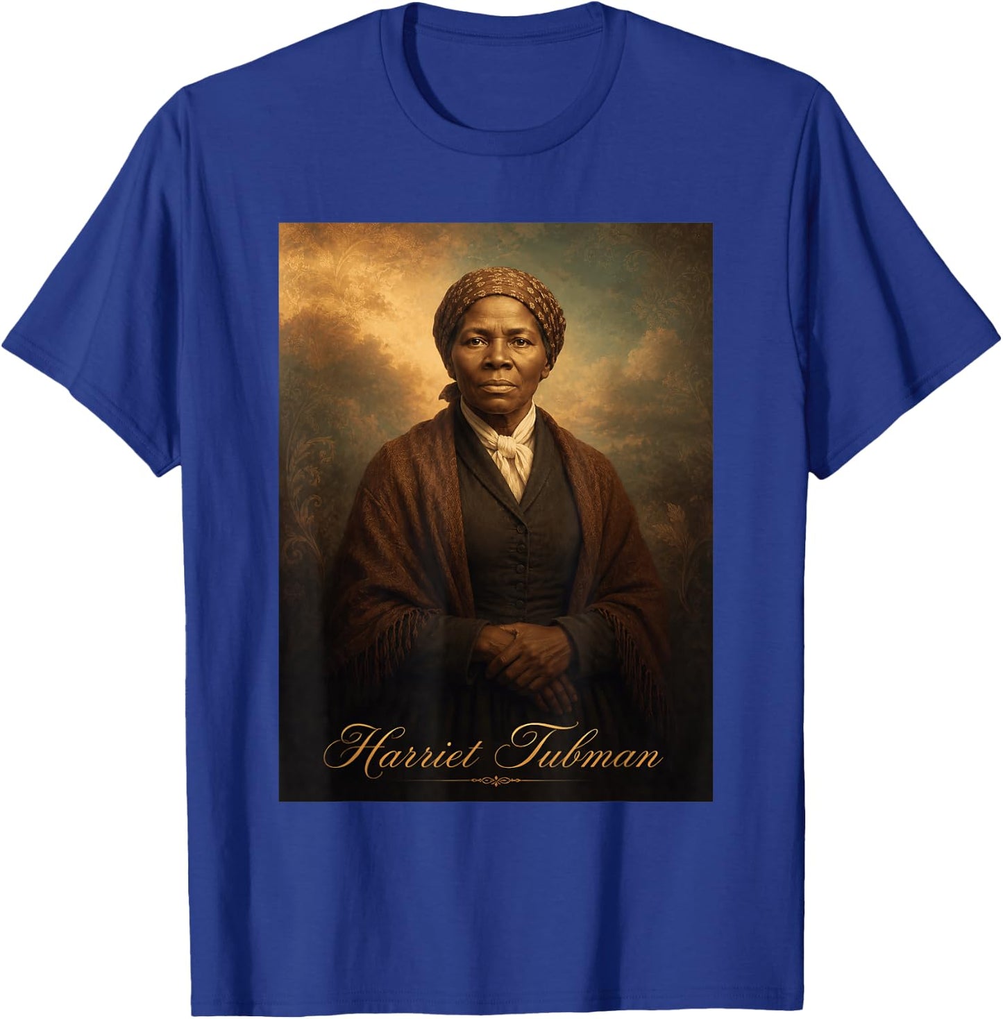 Harriet Tubman Portrait T-Shirt - T-Shirt | Royal