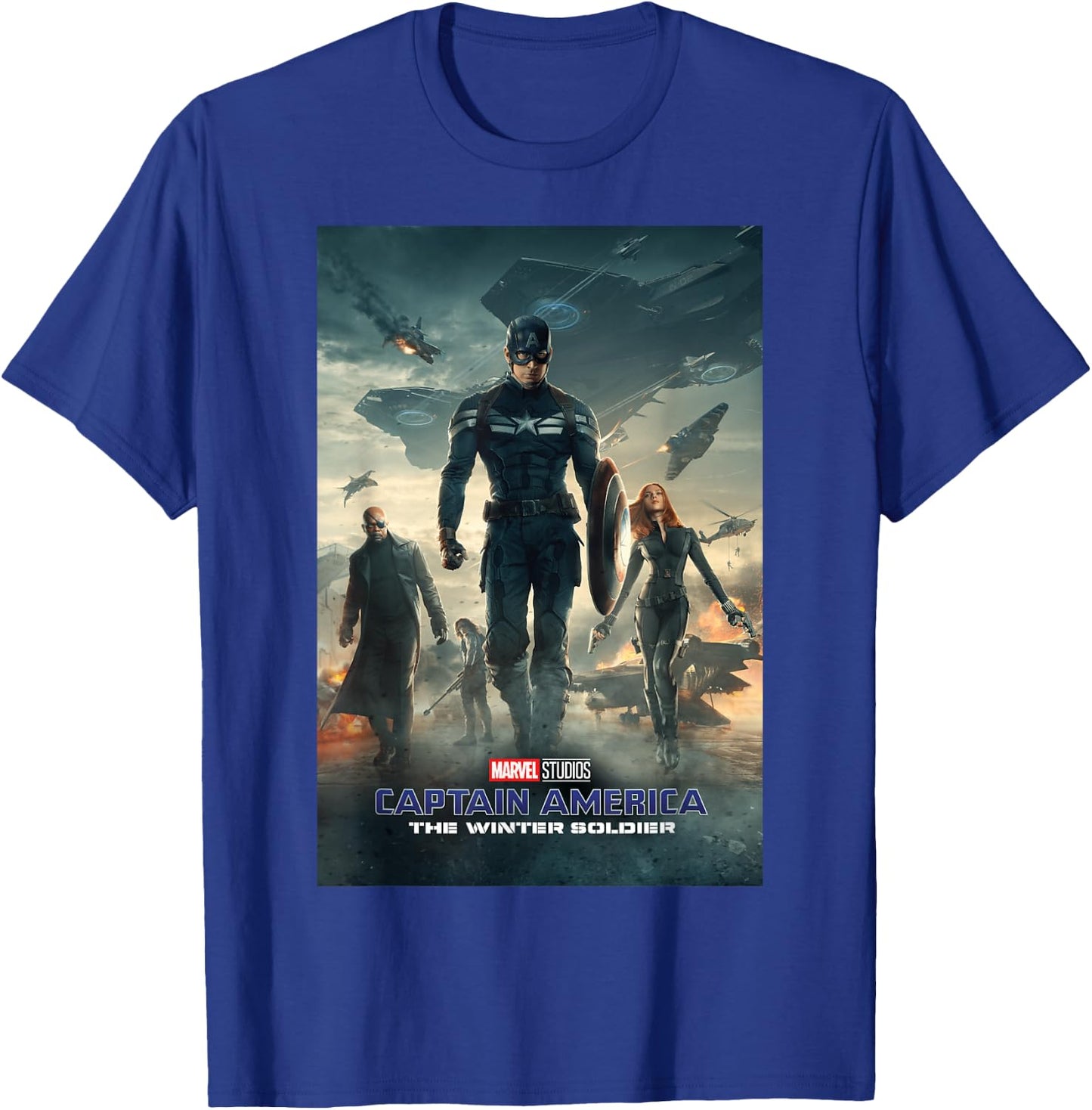 Marvel Studios Capt. America Winter Soldier T-Shirt - T-Shirt | Royal