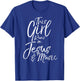 Christian Musician Gift This Girl Runs on Jesus & Music T-Shirt - T-Shirt | Royal