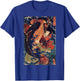 Fighting the Giant Carp Japanese T-Shirt - T-Shirt | Royal