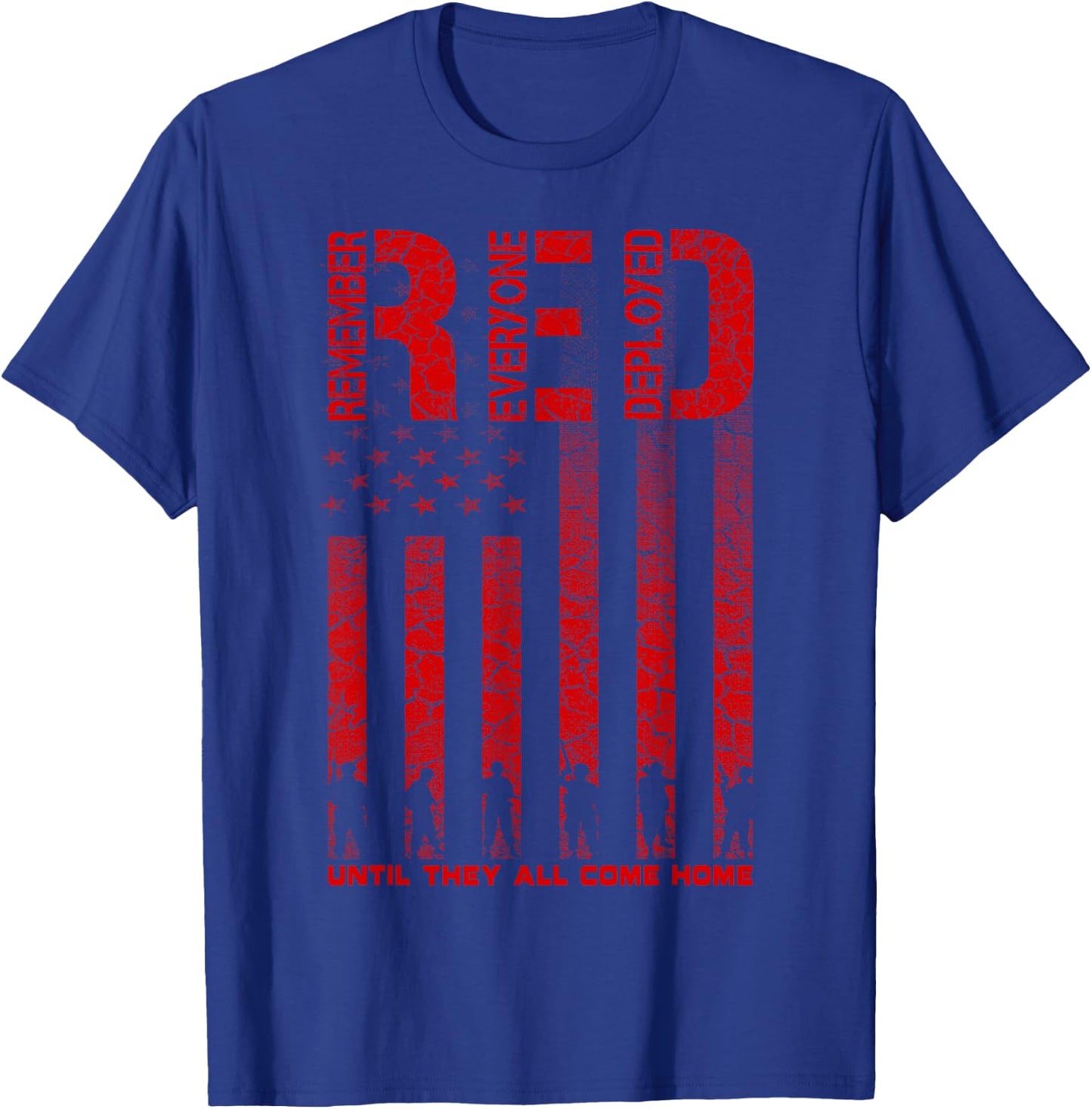 Red Friday Military Veteran Shirt T-Shirt - T-Shirt | Royal