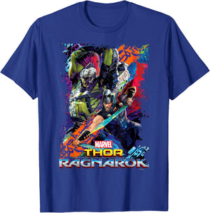 Marvel Thor Ragnarok Hulk Neon Pop Poster T-Shirt - T-Shirt | Royal